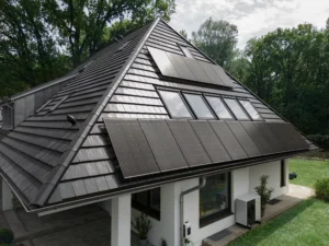 Haus mit PV Anlage